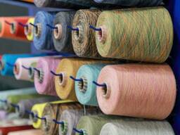 Ne 10/1, № 20/1, № 24/1, Ne 30/1, Ne 40/1(karde, combed)