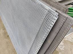 Zanglamaydigan po'lat plitalar - teshilgan to'r o'lchami 1000x2000 mm Qalinligi 2 mm