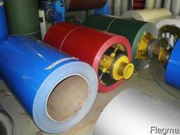 Оцинкованная сталь с полимерным покрытием 0.33 и 0.40мм