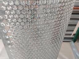 Galvanizli qatlam - teshilgan to'r 1000x2000 mm Galvanizli qalinligi S 2 mm