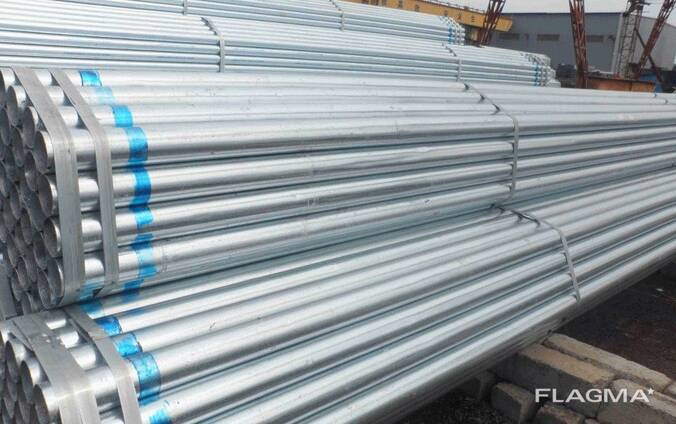 Оцинкованные трубы с наружным диаметром 13,5 мм и толщиной стенки 2 мм.