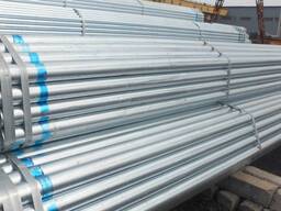 Оцинкованные трубы с наружным диаметром 10,2 мм и толщиной стенки 2 мм.