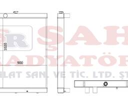 OEM 1470448 SHAH RADIATOR - CATERPILLAR 330BL - RADIATOR