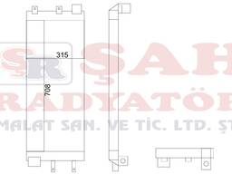OEM 2021328 SHAH RADIATOR - CATERPILLAR 950G OIL COOLER - YOG'NI SOVUTGAN