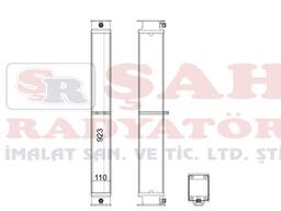 OEM 7E7760 SHAH RADIATOR - CATERPILLAR 966F OIL COOLER - YOG'NI SOVUTGAN