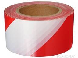 Оградительная лента красно-белая 5см*180м