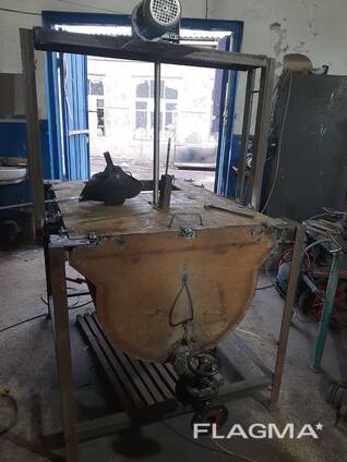 Печка для плавки алюминевых отходов