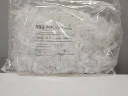 Reaktsiya naychalari, 1,5 ml, PP, shaffof, qopqoqli, gradusli, 500 dona / paket, Greine