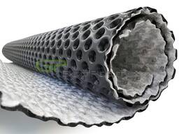 Geotekstilli profilli membrana 850 g/m2 Materiallar polietilen uzunligi, 20 m kengligi, 2