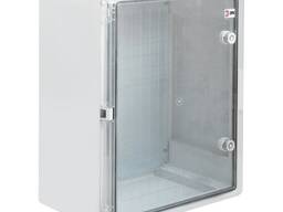 Прозрачная пластиковые щит PC Panel IP65 600x800x260