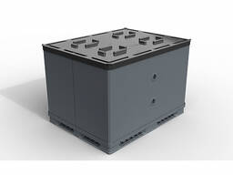 Разборный полимерный контейнер Poiy Box900