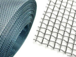Рифленая нержавеющая сетка 20x20x2 мм 12Х18Н10Т ГОСТ 3826-82