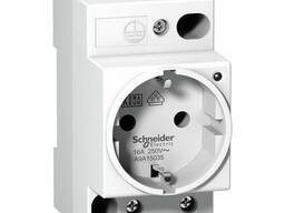 Розетка на ДИН-рейку - 42644 A - 250 В~ - 2К З - немецкий стандарт