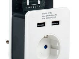 РТЭ-1 Розетка-таймер электр. 1мин 7дн 140on/off 16А IP20 IEK