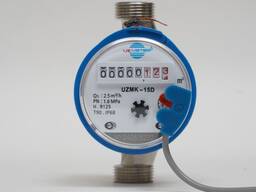 Счетчик воды UZMETER AMR GPRS без модема (импульсный) R125, IP68, Т90