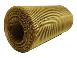 Сетка латунная 10х2; 1хL м, Диам. : 0,01-2 мм, Ячейка: 0.071х0.071; 0.09х0.09... мм