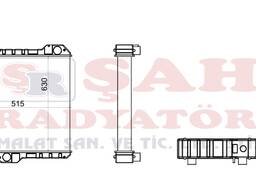 SHAH RADIATOR - CATERPILLAR 428 - RADIATOR