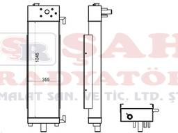 SHAH RADIATOR - CATERPILLAR 963C - RADIATOR