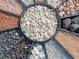 Щебень, песок, кленец