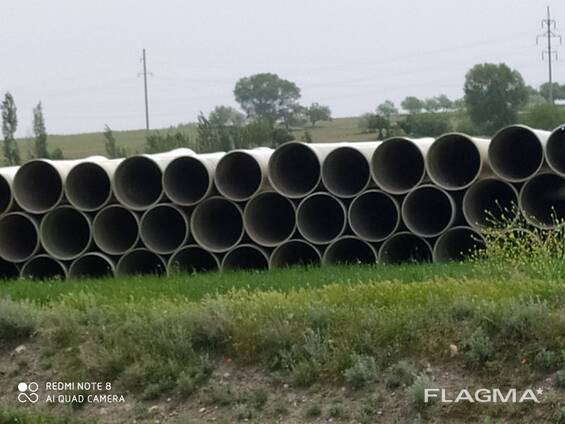 1000 мм диаметрли шиша пластикдан (композит) ясалган қувур сотилади. Стеклопластиковая