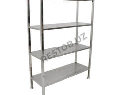 Стеллаж модульный нерж.4х полочный