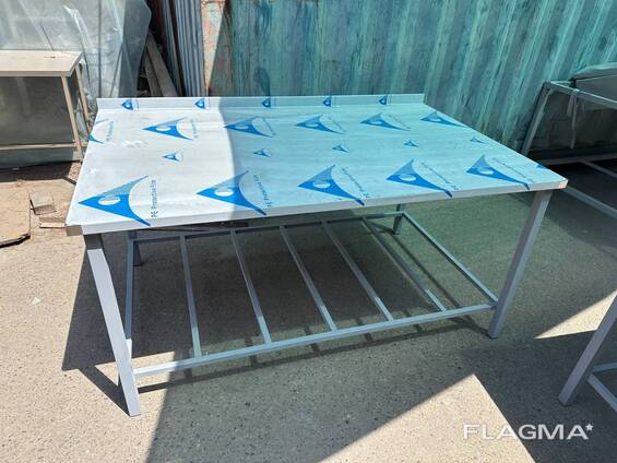 Стол производственный из нержавейки. Стол нержавейка 236×114×85 (h)