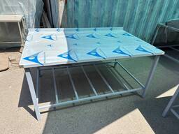 Zanglamaydigan po'latdan stol. Nerjaveykadan stol 236×114×85 (h)