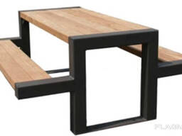 Стол со скамейками