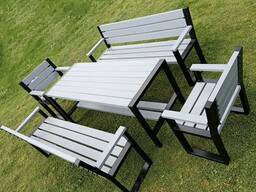 Столы и скамейки для дачи.