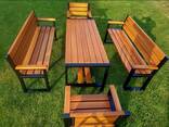 Столы и скамейки для дачи. - фото 1