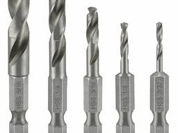 Сверло шестигранные, Диам. : 1-40 мм, Дл. : 75-152 мм, Тип: перовые; твердосплавные