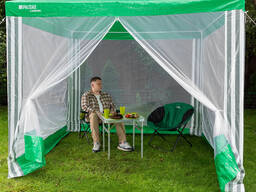 Тент садовый с москитной сеткой, 2.5 х 2.5/2.4, Camping Palisad