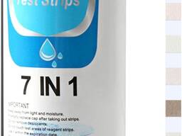 Тест-полоски для измерения показателей воды 7 в 1 (50 тестов)
