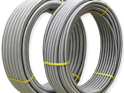 Трубы гофрированные нержавеющие Диам. : 6-65 мм, Толщ. стенки= 0,3-3 мм, Дл. : 10-200 м