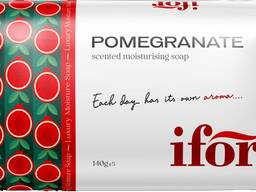 Твёрдое туалетное мыло IFOR Pomegranate 140 g