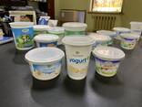 Пластиковые упаковки, стаканы и крышки для кисломолочных продуктов, одноразовая посуда - fotosurat 1