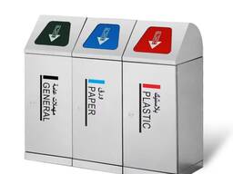 Урна для мусора из нержавеющей стали