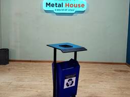 Урна с пепельницей