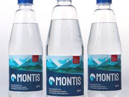 Вода столовая питьевая Montis 0,5 л. с газом