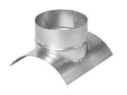Врезка круглая прямая, оцинкованная стальная, 100—1250 мм