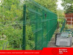 Забор 3D панели. 3д секции из сетки