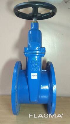 Задвижка обрез. кл. DN200 PN16 EPDM до 120гр. РФ