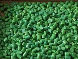 Зеленый вторичный гранула
