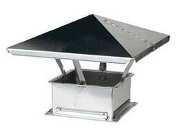 Зонт прямоугольный (нержавеющая сталь; оцинкованная сталь) 100—1200 мм