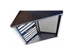 Зонт вытяжной нержавеющий пристенный